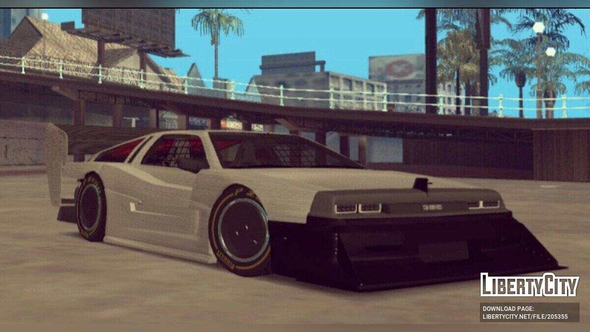 Скачать DeLorean DMC-12 Time Attack для GTA San Andreas