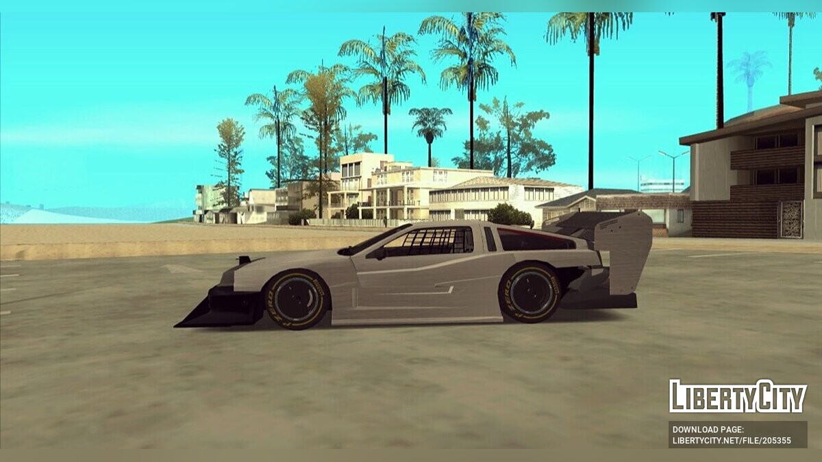 Скачать DeLorean DMC-12 Time Attack для GTA San Andreas