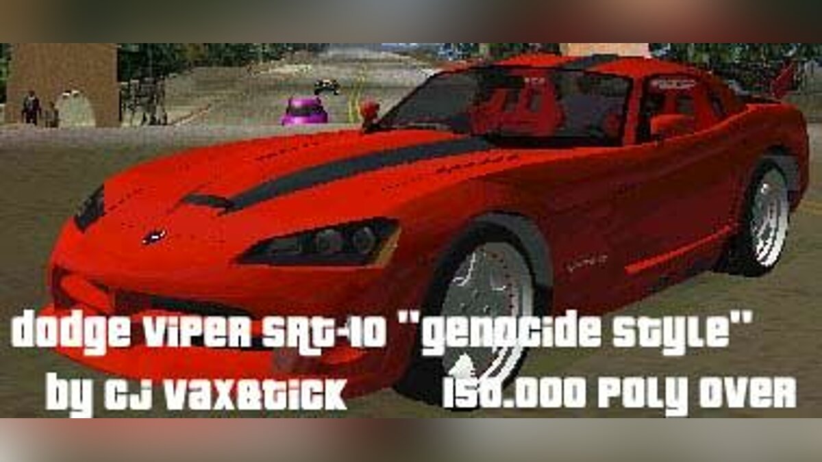 Dodge Viper SRT-10 "Genocide style" для GTA San Andreas - Картинка #1
