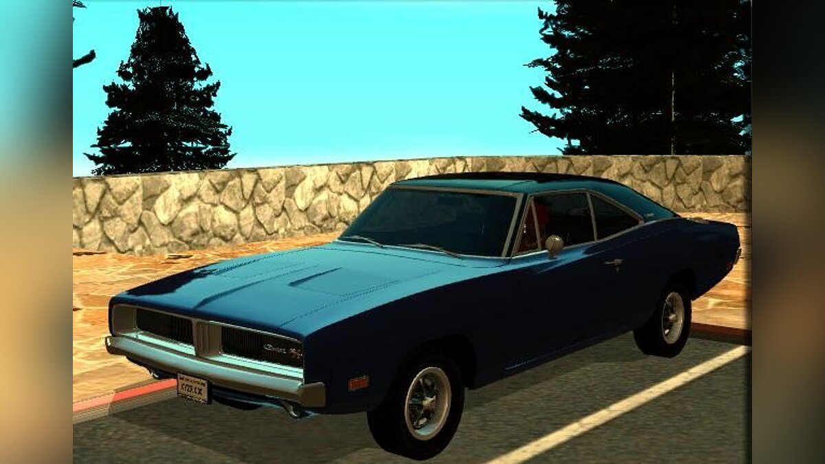 Скачать 1969 Dodge Charger R/T - Stock для GTA San Andreas