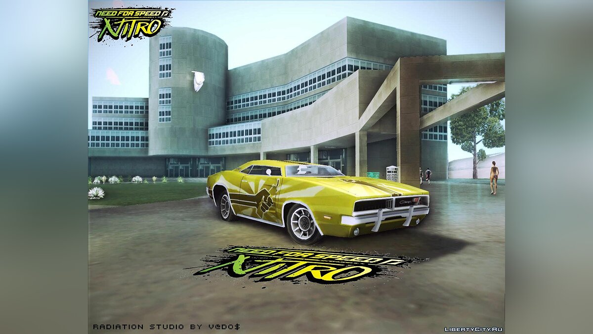 Скачать Dodge Charger R/T nfs nitro для GTA San Andreas