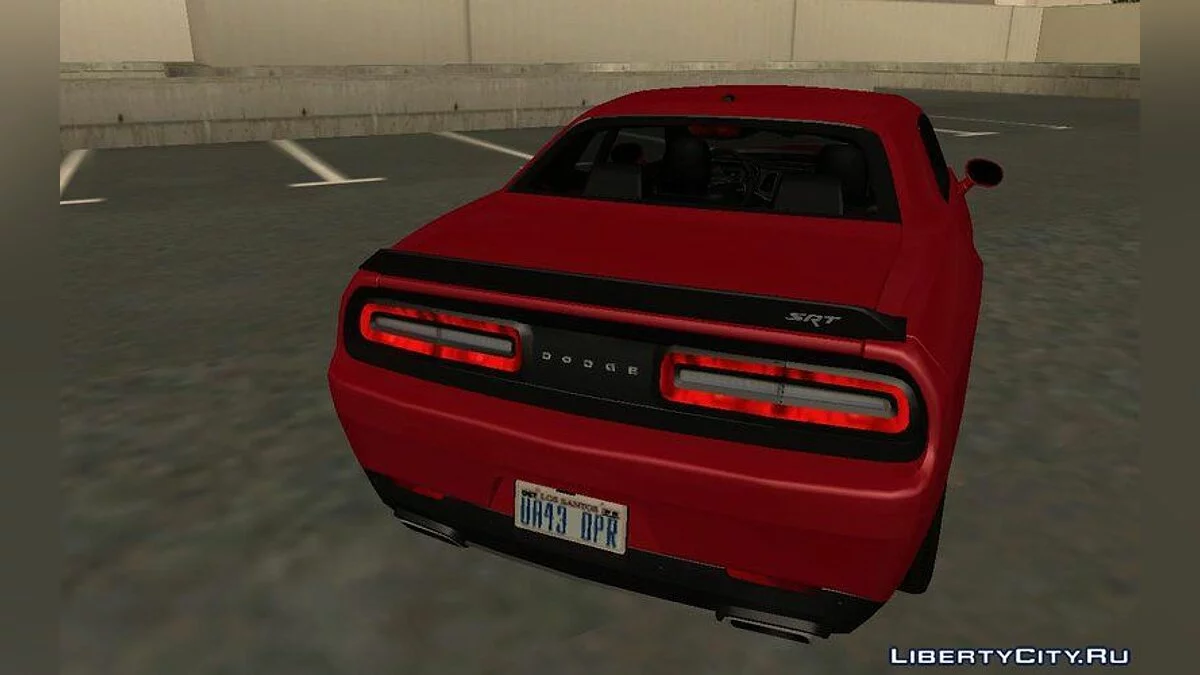 Dodge Challanger SRT Hellcat / GTA San Andreas
