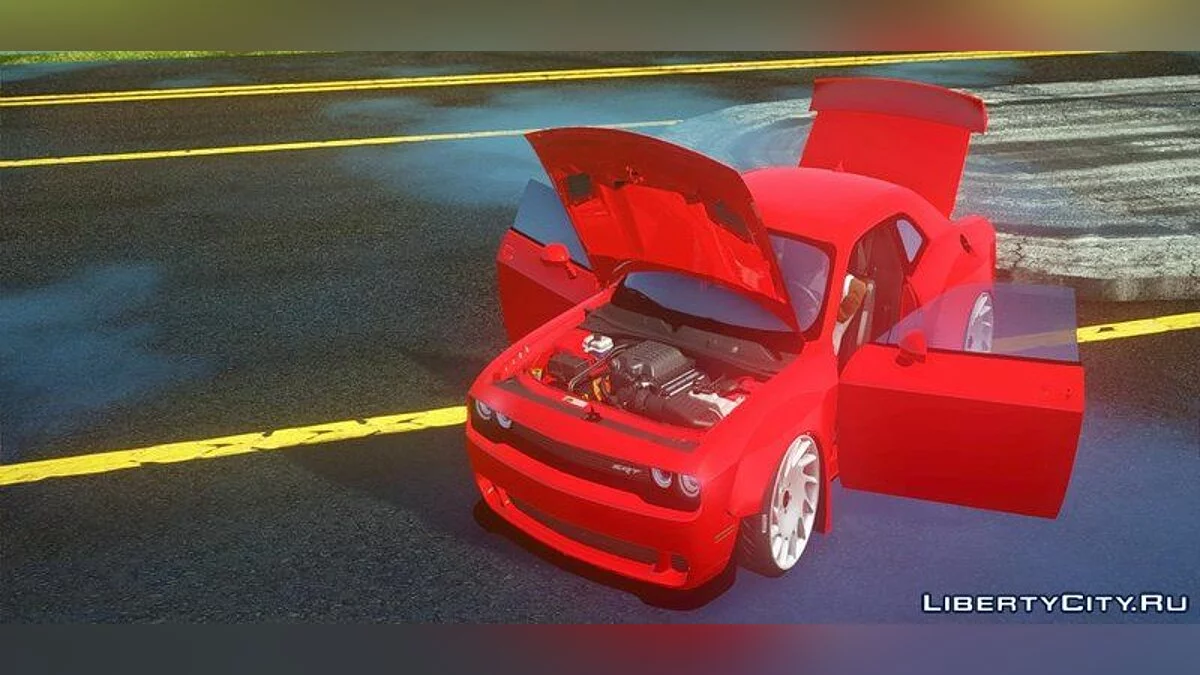Dodge Challenger SRT Hellcat Rocket Bunny Works 2015 / GTA San Andreas