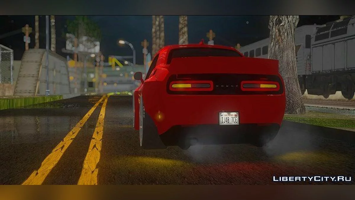 Dodge Challenger SRT Hellcat Rocket Bunny Works 2015 / GTA San Andreas