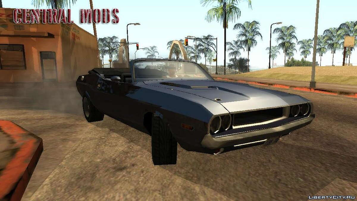 Скачать Улучшенная версия Dodge Challenger R/T Conversível для GTA San  Andreas