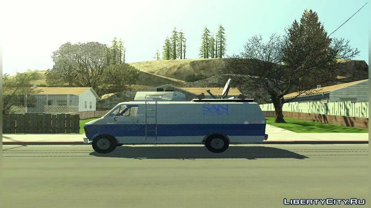 Dodge Ram Van 1989 - San News / GTA San Andreas