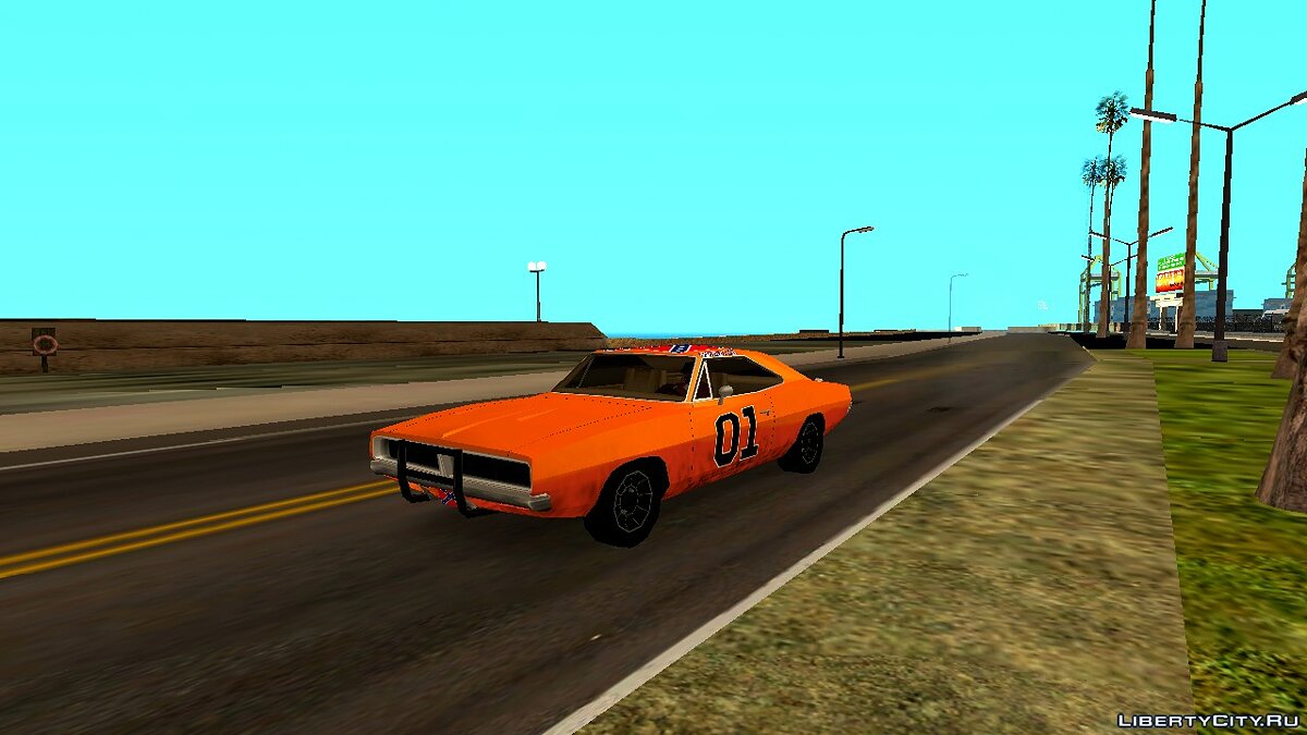 Скачать Dodge Charger R/T General Lee 1969 для GTA San Andreas