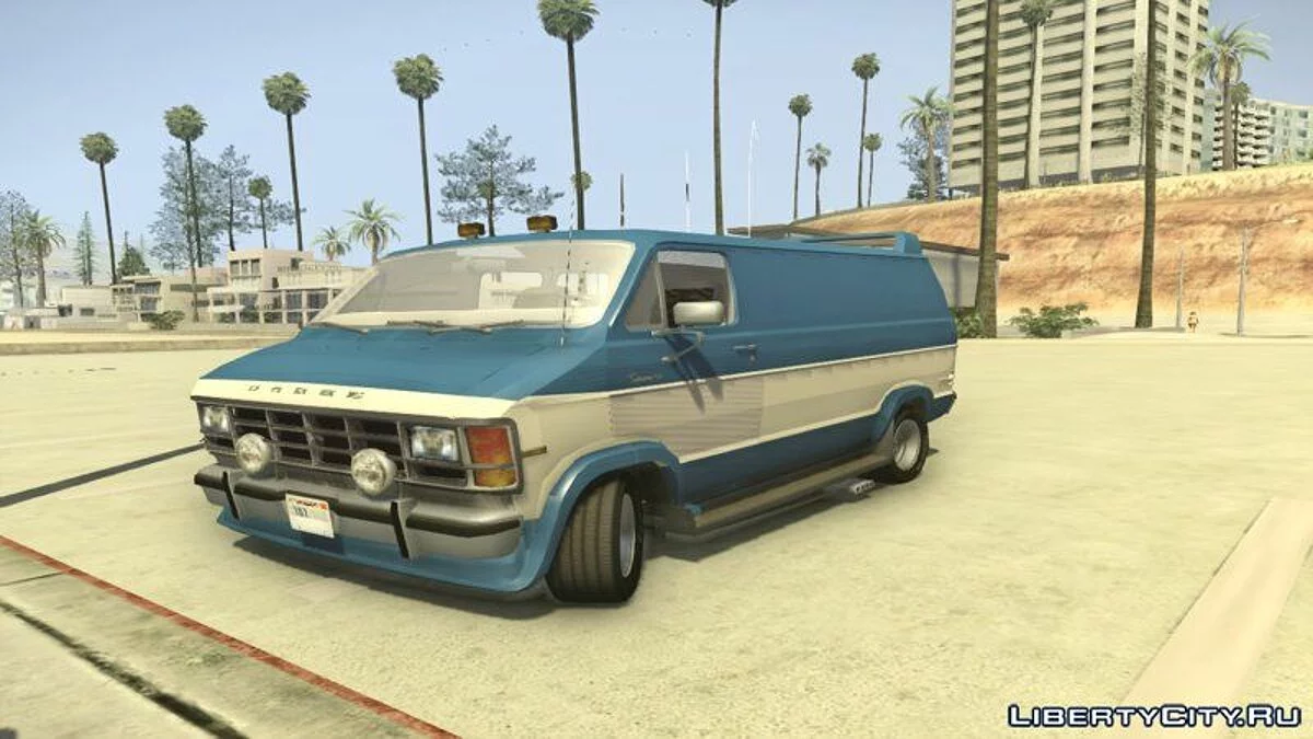 Dodge Ram Van 1989 - Burrito / GTA San Andreas