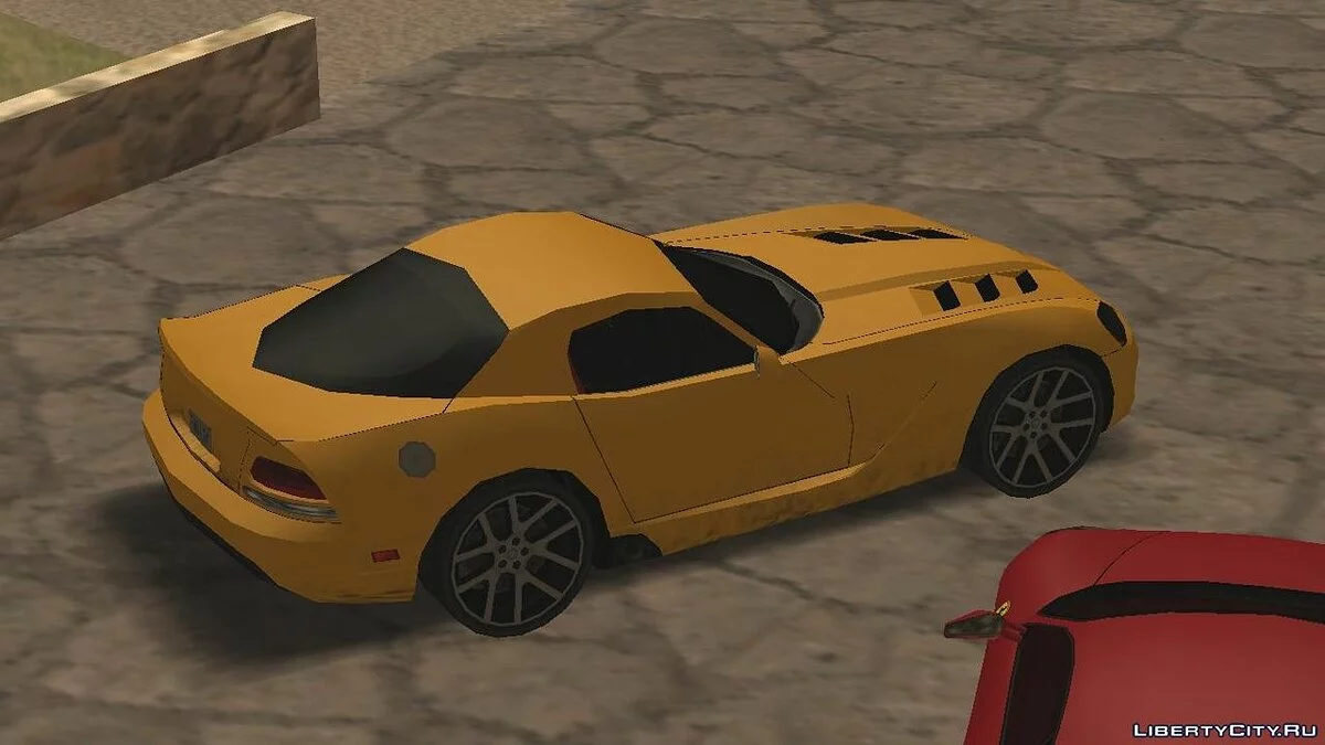 Dodge Viper SRT10 low poly / GTA San Andreas