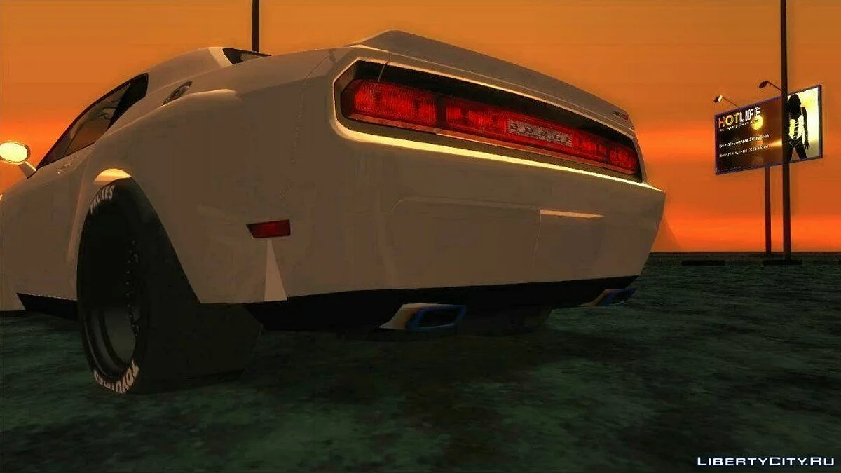 Dodge Challenger SRT на расширении / GTA San Andreas