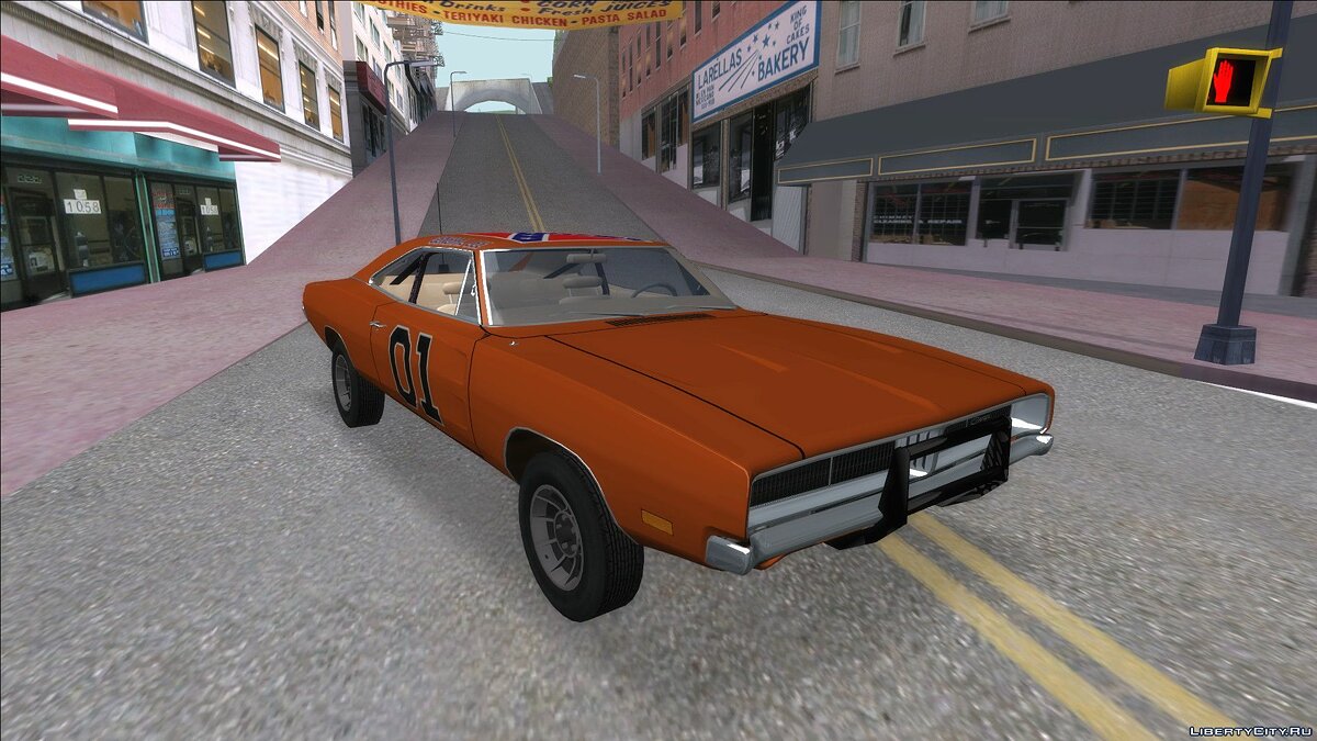 Скачать Dodge Charger General lee для GTA San Andreas