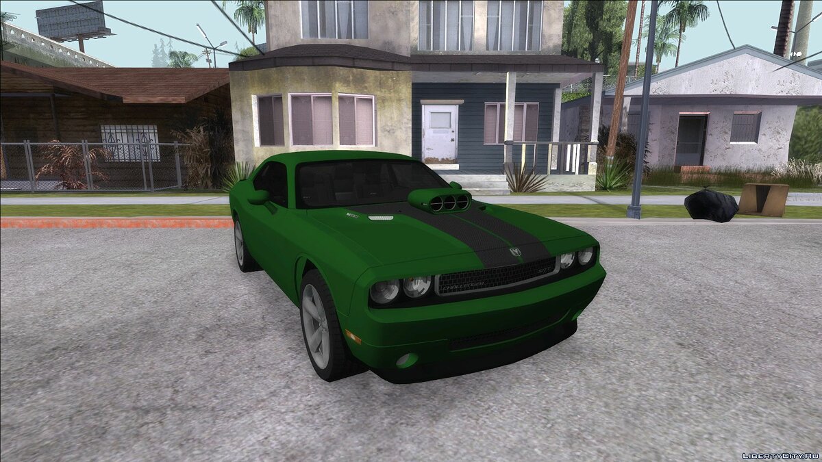 Скачать Dodge Challenger SRT-8 2010 Ben 10 Alien Swarm для GTA San Andreas