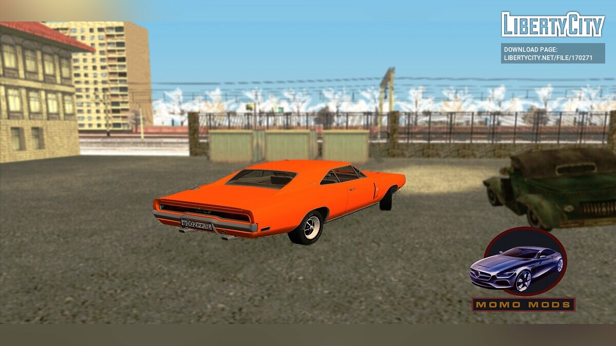 Скачать Dodge Charger 1969 для GTA San Andreas