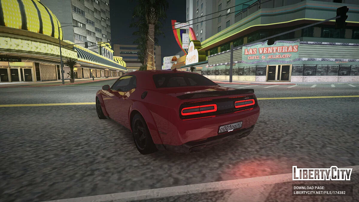 Dodge Challenger SRT Demon / GTA San Andreas