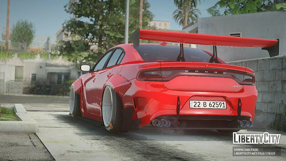 2015 Dodge Charger Hellcat Rocket Bunny / GTA San Andreas