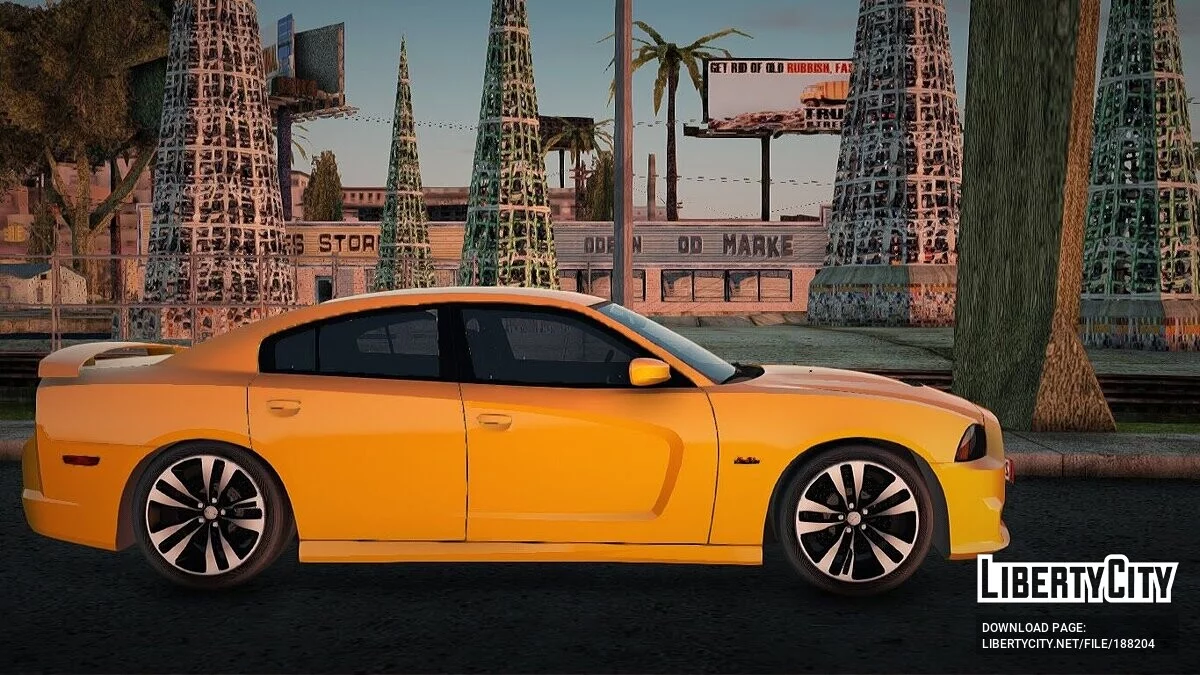Dodge Charger SRT8 2012 LD Taxi Baghdad / GTA San Andreas