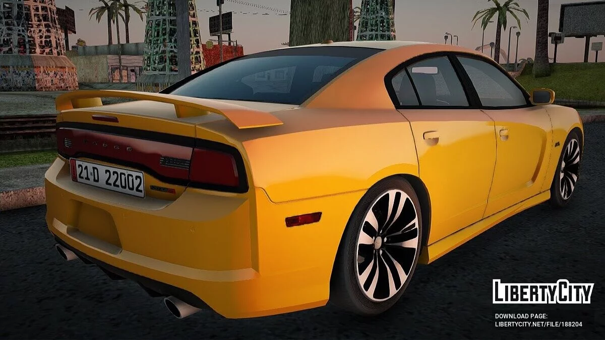 Dodge Charger SRT8 2012 LD Taxi Baghdad / GTA San Andreas
