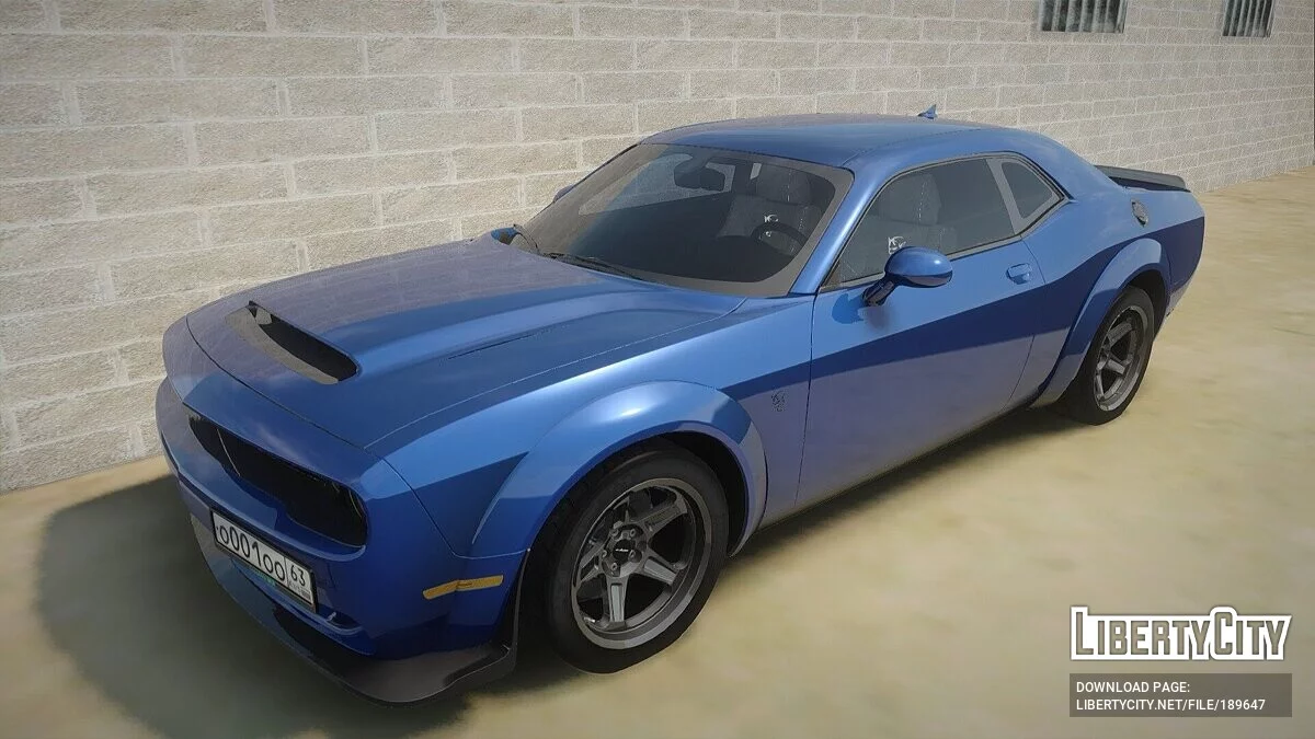 Dodge Challenger SRT Demon / GTA San Andreas