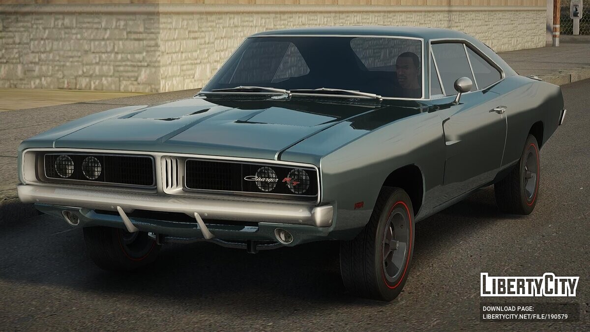 Скачать 1969 Dodge Charger R/T v1.0 для GTA San Andreas