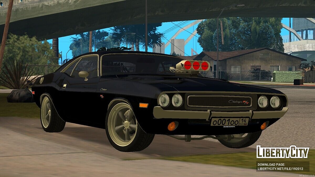 Скачать Dodge Challenger 1970 + CCD для GTA San Andreas