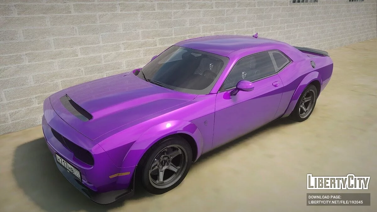 Dodge Challenger SRT Demon / GTA San Andreas