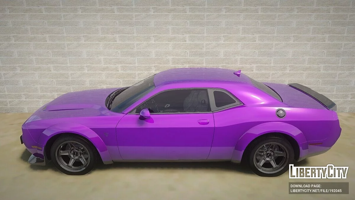 Dodge Challenger SRT Demon / GTA San Andreas