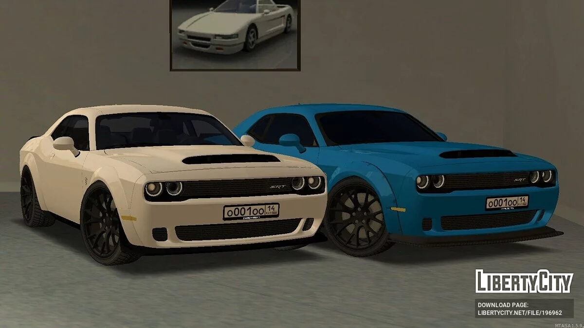 Dodge Challenger SRT Hellcat + CCD / GTA San Andreas