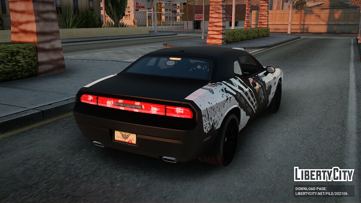 Скачать Dodge Challenger SRT8 Hemi Drag Tuning для GTA San Andreas