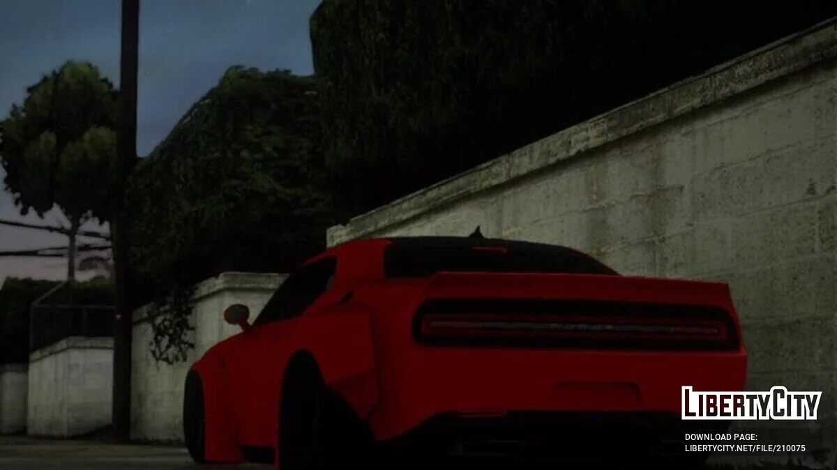 Dodge Challenger SRT / GTA San Andreas