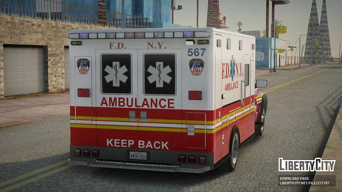 Dodge Ram Ambulance / GTA San Andreas