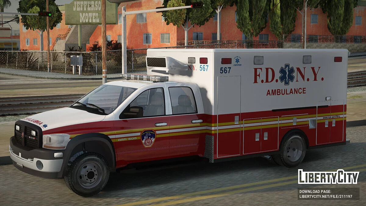 Dodge Ram Ambulance / GTA San Andreas