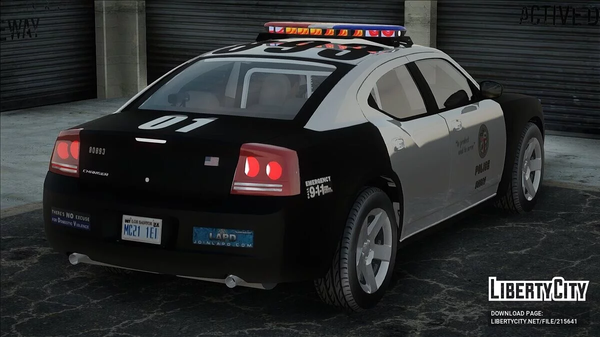 LAPD 2009 Dodge Charger / GTA San Andreas