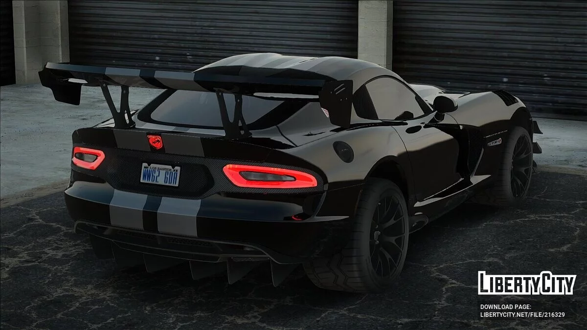 2016 Dodge Viper GTS-R Extreme Aero / GTA San Andreas