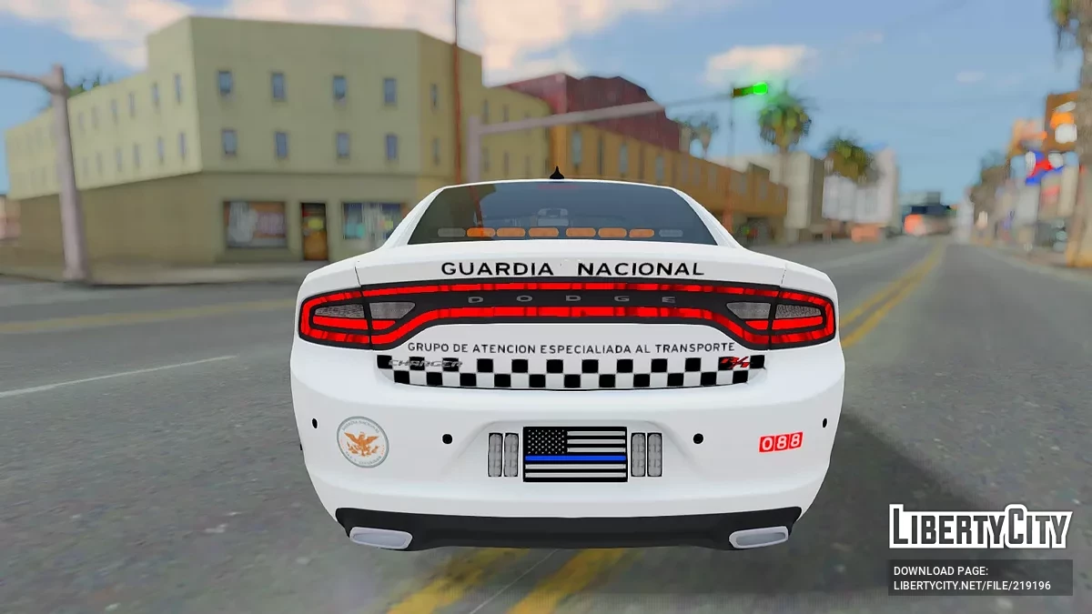 Dodge Charger Slicktop Guardia Nacional GAET / GTA San Andreas