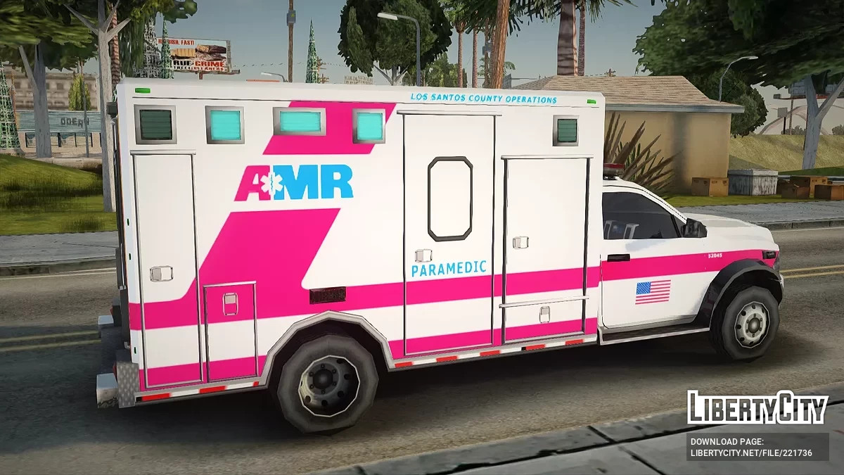 Ram 3500 Ambulance Los-Santos County Fire Department / GTA San Andreas