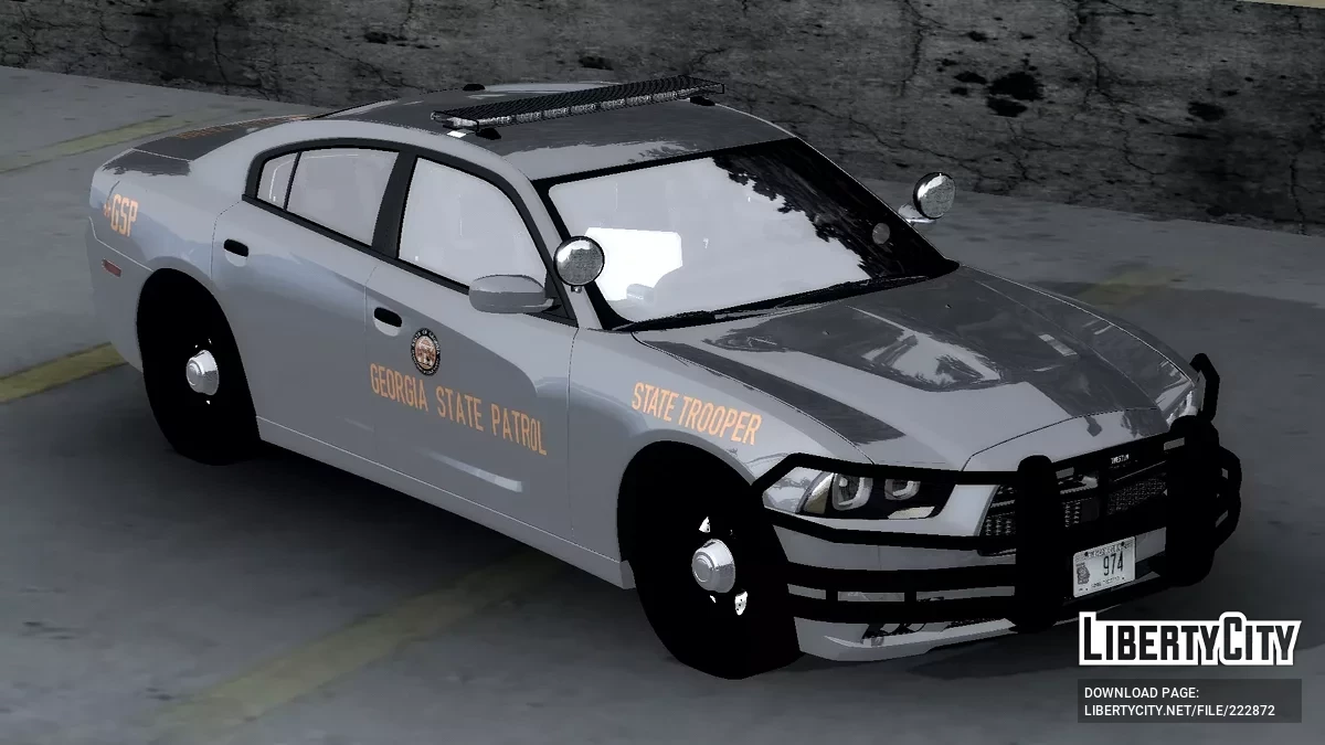 [ImVeFt] [ELM] Modified 2012 Dodge Charger GSP Grey / GTA San Andreas