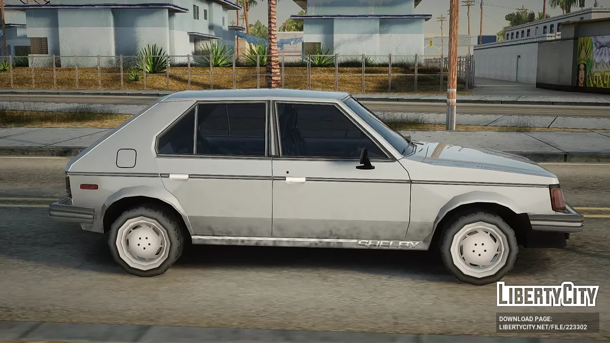 Dodge Shelby GLHS 1986 / GTA San Andreas