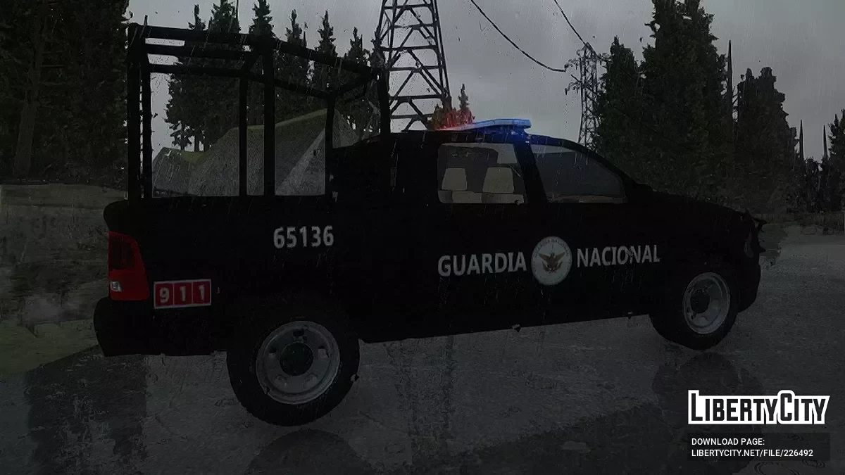 Dodge Ram 1500 Guardia Nacional FERI / GTA San Andreas