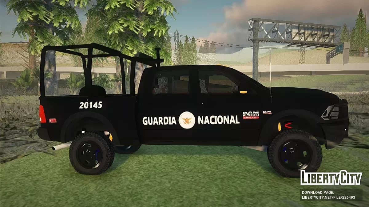Dodge Ram 2500 Guardia Nacional FERI / GTA San Andreas