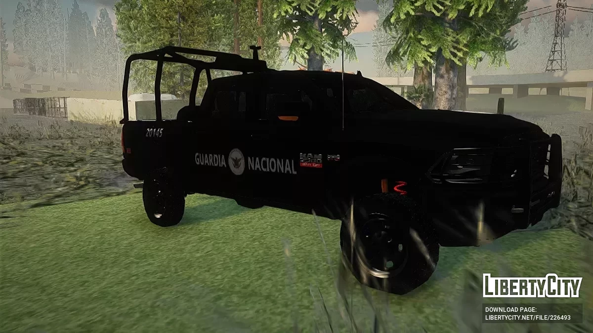 Dodge Ram 2500 Guardia Nacional FERI / GTA San Andreas
