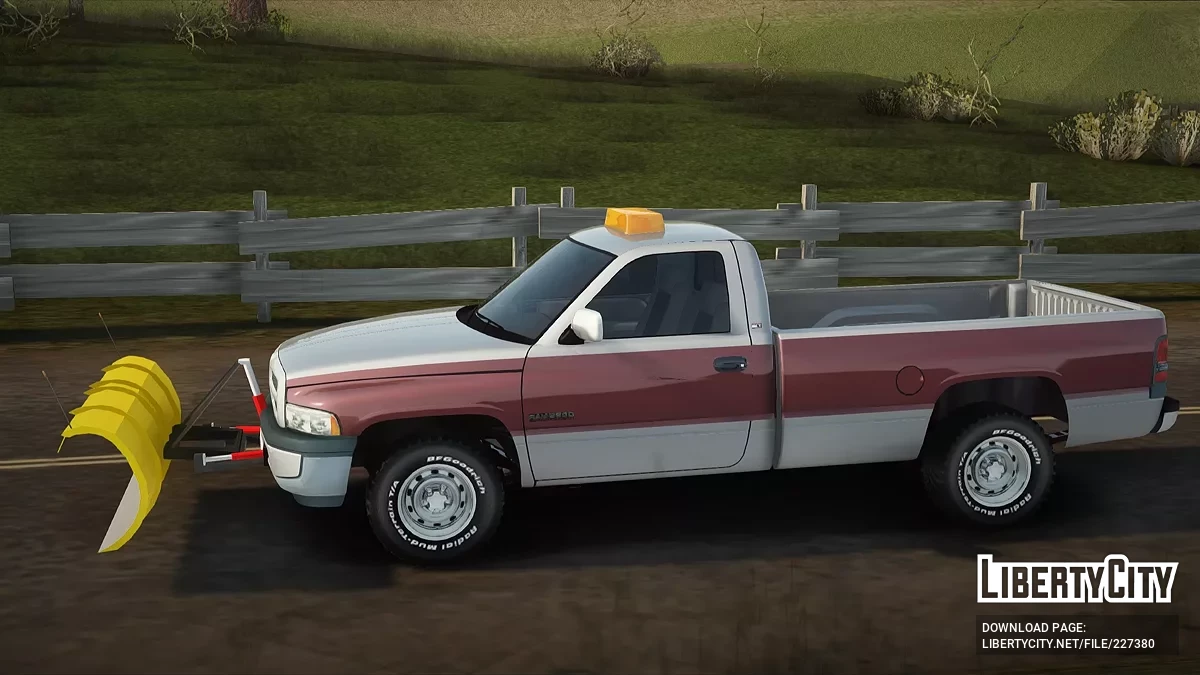 Dodge Ram Снегоуборщик / GTA San Andreas