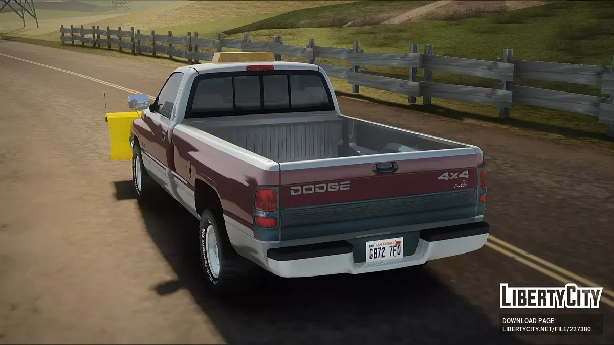 Dodge Ram Снегоуборщик / GTA San Andreas