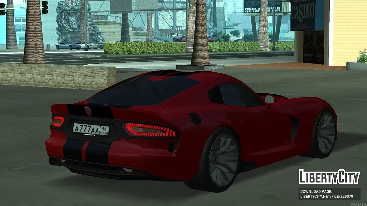 Dodge Viper SRT GTS / GTA San Andreas