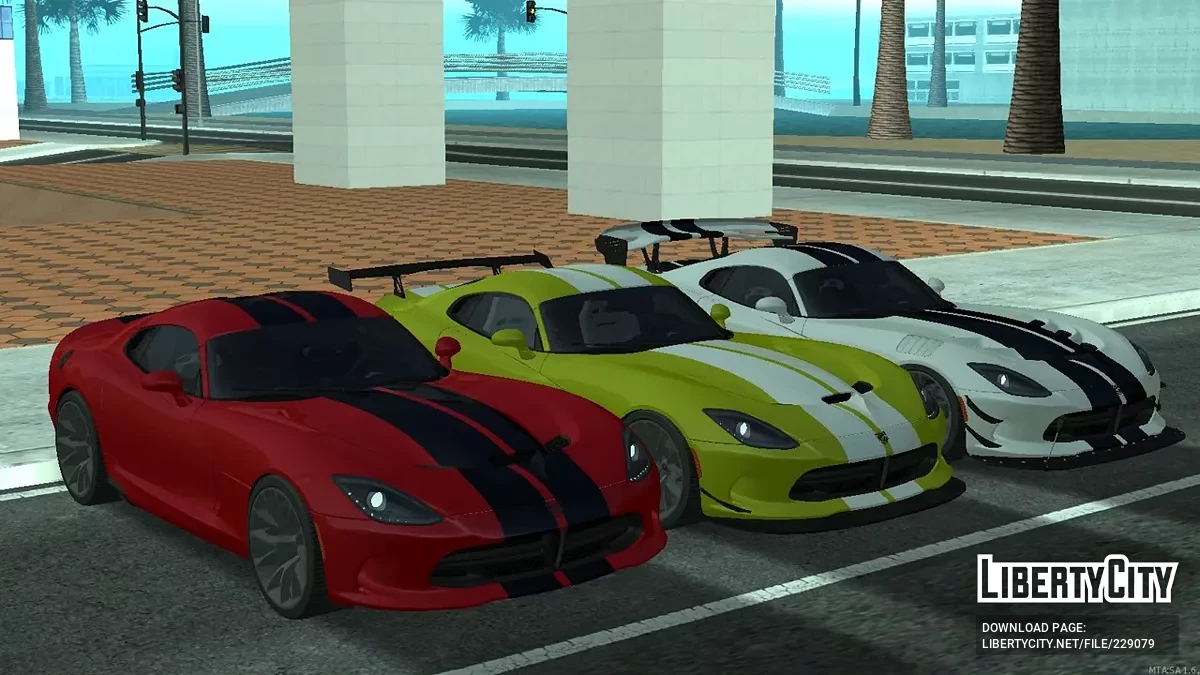 Dodge Viper SRT GTS / GTA San Andreas
