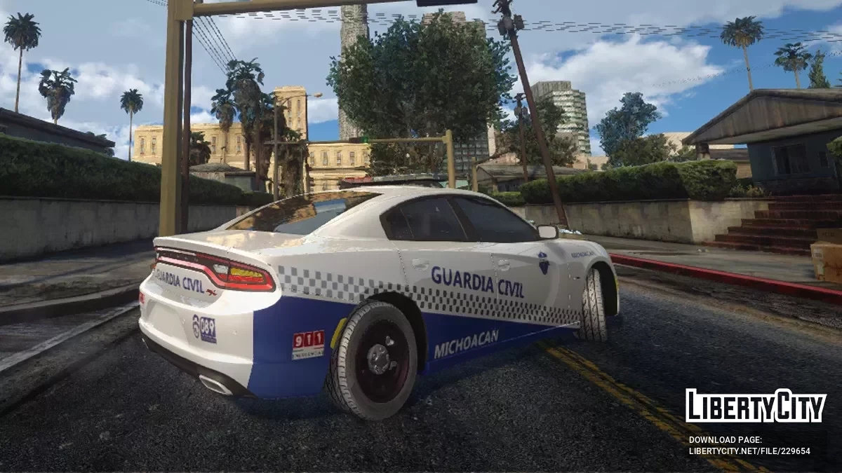 Dodge Charger Guardia Civil Michoacan / GTA San Andreas
