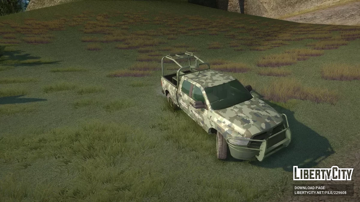 Dodge Ram 1500 Ejercito Mexicano Bosque / GTA San Andreas