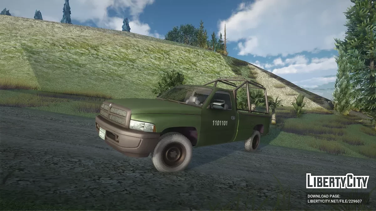 Dodge Ram 1998 Ejercito Mexicano / GTA San Andreas