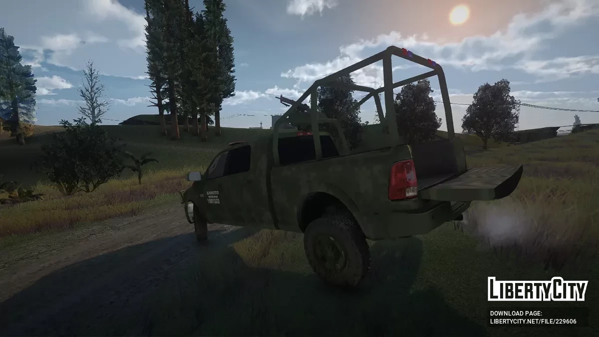 Dodge Ram 3500 Ejercito Mexicano Cromatica Bosque / GTA San Andreas