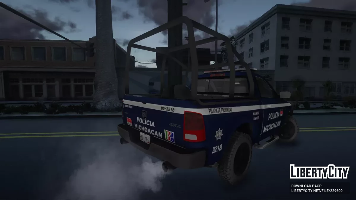 Dodge Ram Cabina Sencilla Policia Michocan / GTA San Andreas