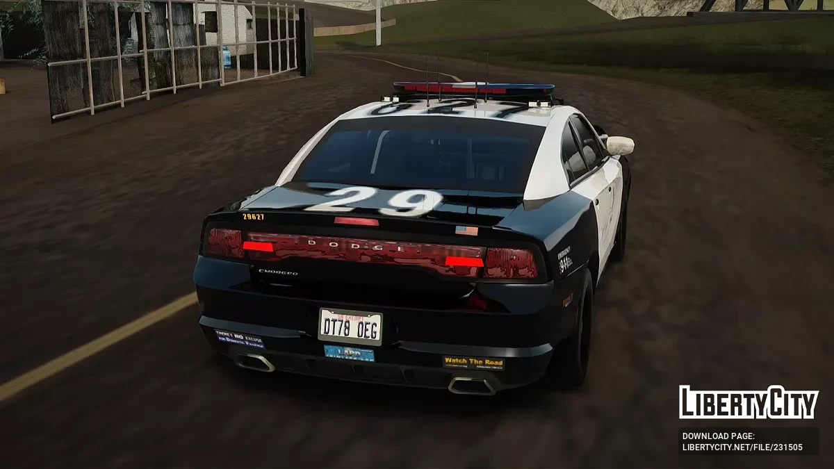 Dodge Charger Police Cruiser 2012 [ELM] / GTA San Andreas